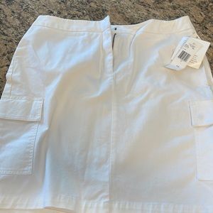 Jones New York White Stretch Skirt
